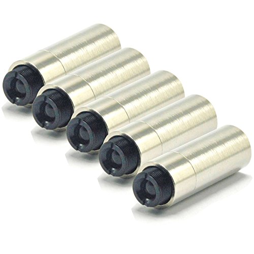 Adjusted 12x30mm Metal 5.6mm Laser Diode Housing Host Case w Collimating Lens (Pack of 5)