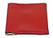 Coin Wallet Coin Purse Vinyl Squeeze Coin Pouch Change Holder - Red Faux Leather Squeeze Coin Purse with Gold Tone Frame - 2 Pieces.