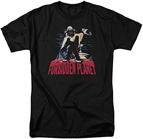 Forbidden Planet Robby The Robot Title Sci Fi Movie T-Shirt Tee