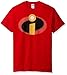 Disney Men's The Incredibles Costume T-Shirt, Red, Medium