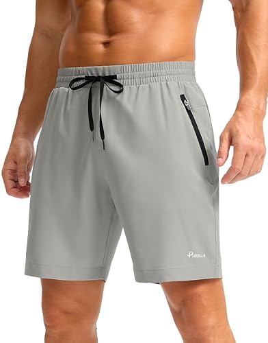 CRZ YOGA Men's Linerless Workout Shorts 7'' - Quick Dry for