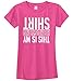 Threadrock Big Girls' This Is My Handstand Shirt Fitted T-Shirt L Fuchsia