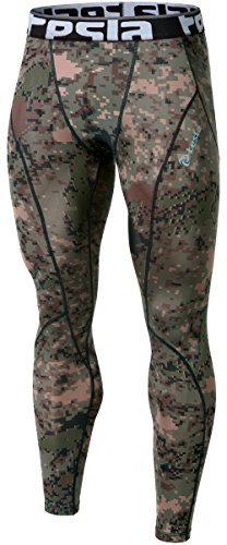 TM-P16-PCKZ_X-Large Tesla Men's Compression Pants Baselayer Cool Dry Sports Tights Leggings P16