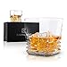 Pacific Whiskey Glasses, Gift Pack Set Of 2 - Scotch Lead Free Liquor Tumblers, Dishwasher Safe, Classic Old Fashioned Barware, Rum Vodka Glassware, Elegant Ultra Clarity Cocktail Bourbon Whisky Glass