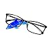 Computer Reading Glasses Blue Light Blocking Reader Gaming Screen Digital Eyeglasses Anti Glare Eye Strain Transparent Lens UV Light Weight for Women Men (Gloss Black, 1.75)
