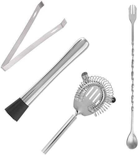 Kostlich Cocktailshaker Set 7 Stück Edelstahl Bar Set Zubehör - Barkeeper 25 Oz Martinishaker mit Mess Jigger… – Bild 4