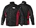 Lincoln Electric Grain Leather Sleeved Welding Jacket | Premium Flame Resistant Cotton Body | Black & Red | XL | K2987-XL