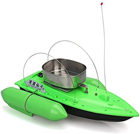 Hopezone Remote Control Fishing Bait Boat Rc Boilies Runtime 8hours 1200g Anti Grass Wind with Free Gift Keychain (Green)