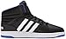 adidas Performance Men's Hoops Vs Mid Basketball Shoe,Black/White/Blue,10 M US