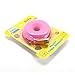 RealFun Donuts shape USB Cable Manager, Silicon Cord Case, Earphone Turtle Reel Winder, Portable Cable Storage, Compatable Wire Organizer (Pink)