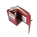 Leather Clutch Wallets for Women - RFID Blocking Slim Wallet in Red