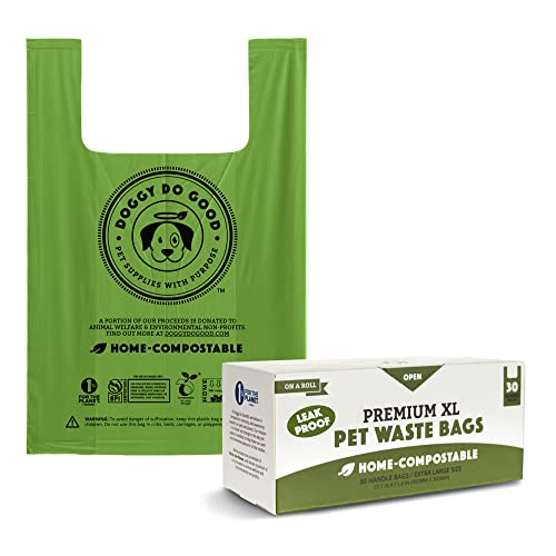 Doggy Poop Bags Dog Waste Bags with Handles Unscented, 38