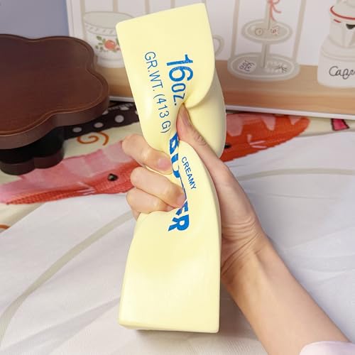 9.5in Butter Squishy,Large Slow Rising Squishy，Sticky Butter Sticks Squeeze Toy,Large Fidget ,Party Favor