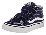 Vans Kids Shoes SK8-Mid Reissue Velcro Canvas Patriot Blue/True White Sneakers