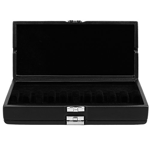 image for sunflower Durable Double Layers PU Leather Bassoon Reeds Storage Case 