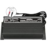 JAC1212-R Schauer Battery Charger, 12V, 12A Fully Automatic Battery Charger and Maintainer w/Ring Terminals