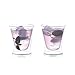 Eparé Cocktail Glasses - Insulated Glass Set - Stemless Martini Margarita Old Fashioned & Manhattan Drinking Glasses
