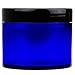 Beauticom 2 oz./ 60 Grams/ 60 ML (Quantity: 36 Packs) Thick Wall Round COBALT BLUE Plastic LEAK-PROOF Jars Container with BLACK Lids for Cosmetic, Lip Balm, Creams, Lotions, Liquids