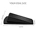 Door Stop, Ezire Premium Door Stopper Wedge Rubber With Finger Pinch Guard- Multi Surface, Non Scratching Slip Resistant Design- Gaps up to 1.2 Inches (Black 4+1Pack)