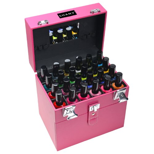 SHANY Color Matters - Nail Accessories Organizer and Makeup Train Case - Sugar Gum