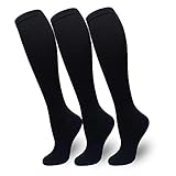 Compression Socks 3/5 Pairs for Women & Men-Best Compression Stockings for Running – 15-20mmHg