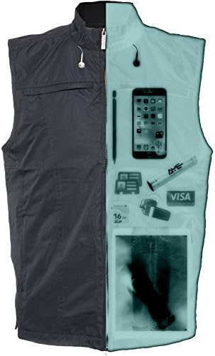 V26 Vest with 26 Pockets, Dual Pockets for iPad or Tablets
