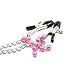 Sensual Sex Chain Nipple Clamps Sex Teasers Nipplesuckers Adult Toy for Woman and Couples Flirt Lingerie Whips and Chains for Sex Lesbian Erotic Sensual Sex Bondage BDSM Set