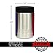 Arctic Steel Insulated Coozies - Durable Stainless Steel Can, Bottle Keeper and Holder, For Standard 12oz Can or Bottle - Powder Coated Beer Coozies, Drinking Accessories - Stainless Steel