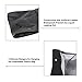 Syntus LED Car Trash Can Waterproof Garbage Bag Artificial Leather Storage Pocket Leak Proof Reusable Back Seat Hanging Auto Garbage Can Suspended Folding Magnetic Adsorption (Black)