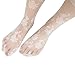 Binmer(TM)Women Rose Sexy Long Socks Pantyhose Stocking Tights (White)
