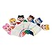 FloraKoh Women Cotton Crew Casual Socks 6 Pair Pack (sailor moon animation)