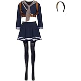ZIUFVML Sucker Punch Cosplay Costume Girls School Sailor Dress Suit Women's Sexy Top Skirt Uniform