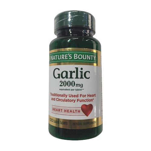 Natures Bounty Odor-Free Garlic 2000mg 120 Tablets