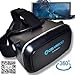 Gearzoid VR 360 Virtual Reality Google Cardboard Viewing Glasses-VR Headset Compatible with 4-6 inch Android Windows & IOS Smartphones-Iphone/4/5/6 Samsung Galaxy S 4/5/6/7 Edge Moto Nexus HTC LG