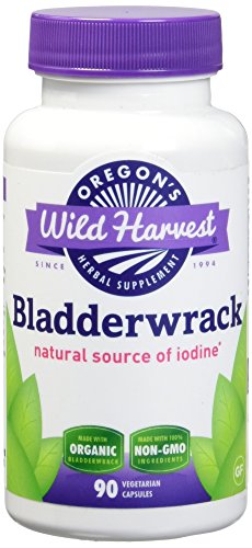 Oregon's Wild Harvest Non-GMO Bladderwrack Non-GMO Capsules, Organic  Herbal Supplements (Packaging May Vary), 90 Count