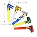 NUOLUX Party Blowouts Bulk Paper Blowouts Party Favors Toy About 120Pcs Random Color