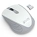 Splaks Wireless Mouse, 2.4Ghz Wireless Mice 4 Buttons Portable Office Mouse 3 Adjustable DPI Left Hand Mouse with Nano USB Receiver for Computer, Laptop, MacBook-GY primary