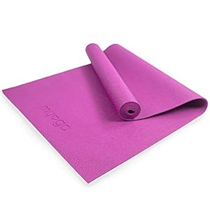 Myga Entry Level Yoga Mat – Exercise Mat for Pilates – Travel Non-Slip Multi Purpose Fitness Mat – Core Workout for Home, Gym, Yoga Studio