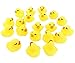 20pcs/set OPCC Mini Yellow Rubber Bath Ducks for Child ,Rubber Duck Bath Toy Baby Shower Birthday Party Favors