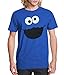 Sesame Street Cookie Monster Face Adult T-Shirt