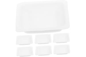 BELLIFFY 50pcs Small Plastic Weigh Boats Laboratory Weighing Trays for Powder and Liquid Sample Weighing