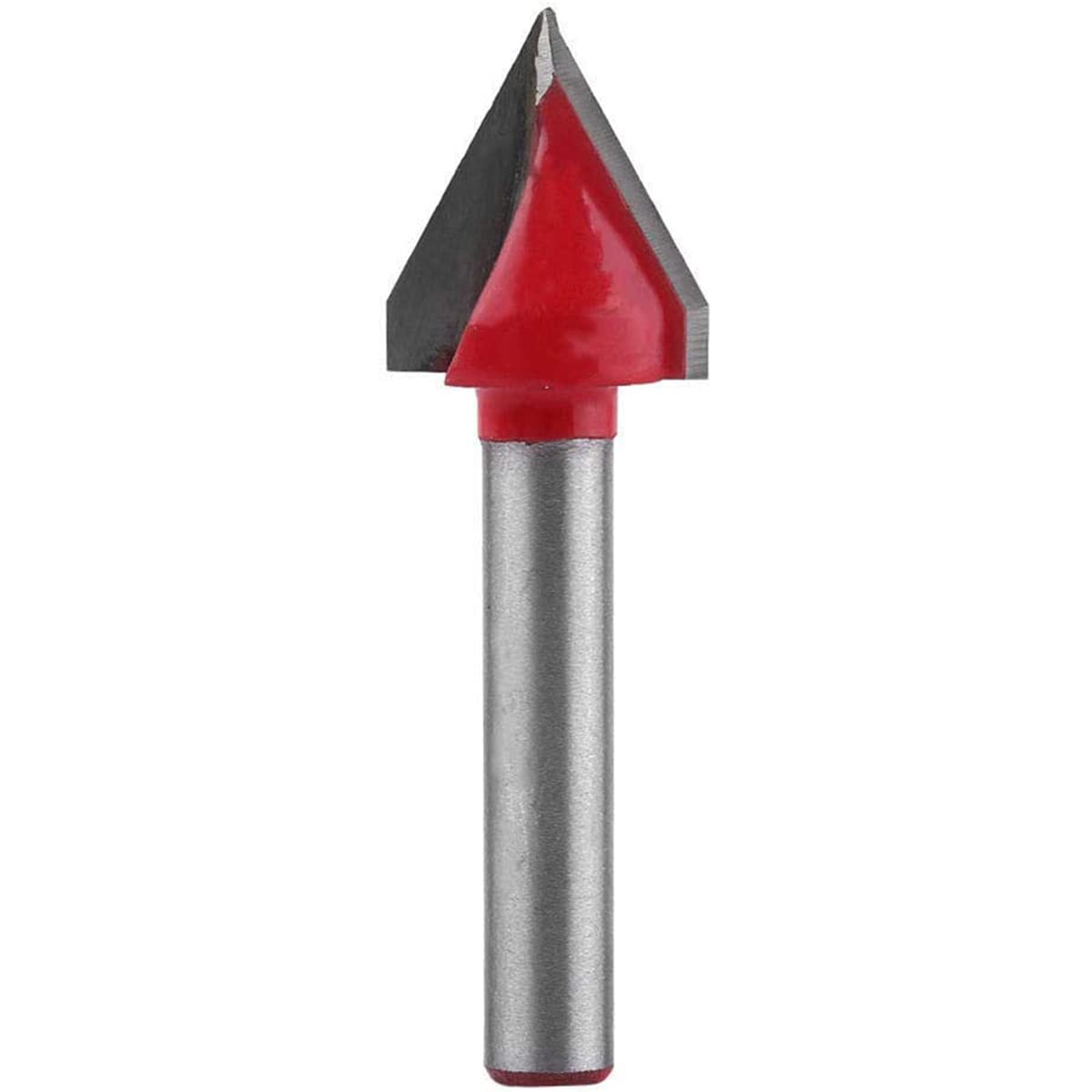 6mm Shank V Groove Router Bit Cutting Dia 16mm Engraving End Mill Cutter V Grooving Bits CNC Woodwork Cutting Tool 60°