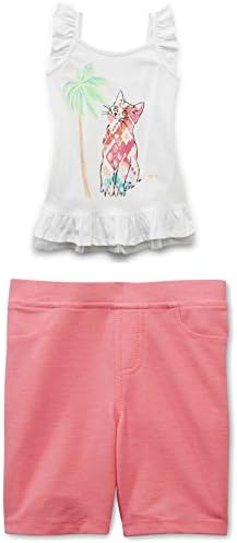 Toughskins Mix & Match Summer Wear (L(6X), Cat/Pink)