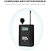 Fotowelt 6 Channels UHF Wireless Lavalier Microphone System Youtube Video Studio Recording Microphone Podcast Stream Microphone Applicable for DSLR Cameras, iPhone, Canon, Nikon, Sony &Camcorders