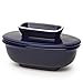 Butter Bay American Made Butter Keeper Butter Dish, Made in USA, Blueberry