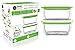 FOSA Vacuum Seal Containers (2-Pack, 49oz) – Airtight Food Storage Containers for Freshness | BPA-Free, Dishwasher Safe | Ideal for Meal Prep, Leftovers, Dry Goods (Pump Sold Separately)