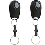 Lot of 2 Linear ACT-31B 1-Channel Keychain Transmitter