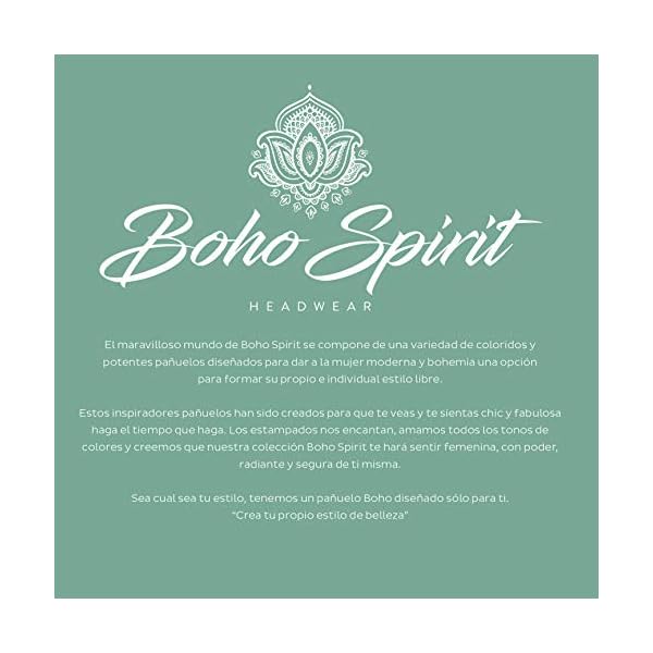 Boho Spirit Headwear Espectacular Turbante Sapphire con su Banda Amovible y Ajustable - Disponible en 3 tonalidades | DeHippies.com