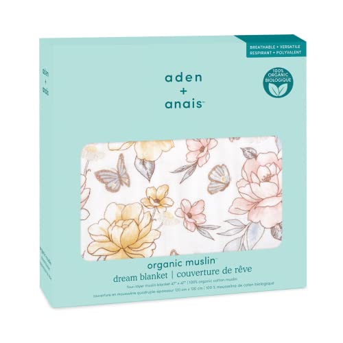 aden + anais 100 Organic Cotton Muslin Baby Blanket Crib Bedding for