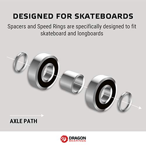 Fireball Dragon Precision Aluminum Spacers and Washers Set for